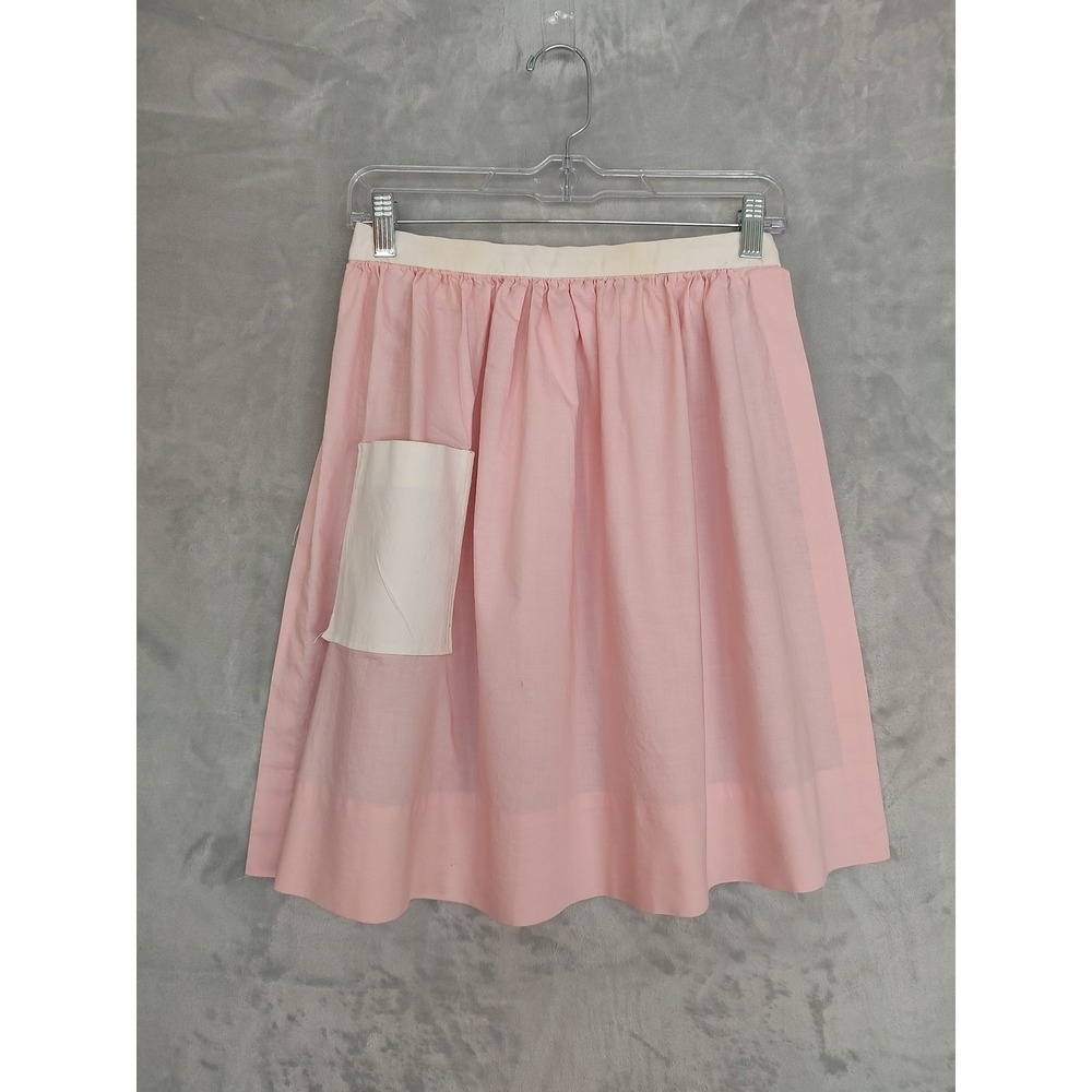 Pink Apron‎ with Pockets Handmade Tie Waist Cute Womens